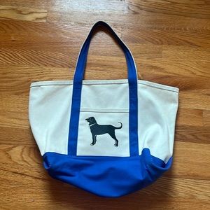 Black Dog Tote Bag